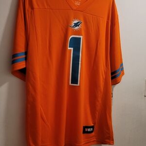 NFL Orange Miami Dolphins Jersey